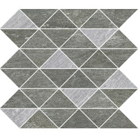 Керамогранит Rondine Valsertal Stone Dark Grey Triangle 31x31