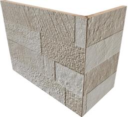 Керамогранит Rondine Volcano 3D Beige Angolo Esterno 20x10x15 10x20
