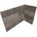 Керамогранит Rondine Volcano 3D Taupe Angolo Interno 20x10x15 10x20