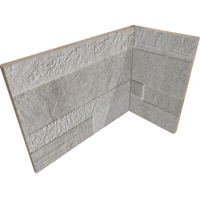 Керамогранит Rondine Volcano 3D White Angolo Interno 20x10x15 10x20