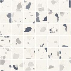 Керамогранит Sant Agostino Deconcrete Mosaico Medium White 30x30
