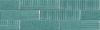 Sant Agostino Decorline Stripebrick Emerald 7.3x30