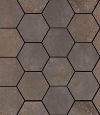Керамогранит Sant Agostino Oxidart Hexagon Iron 27x32.5