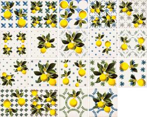 Керамогранит Sant Agostino Vita Giardino Bianco Mix Luc 20x20