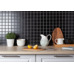 Starmosaic 48х48 Black Matt 48х48 - фото в интерьере