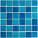 Starmosaic 48х48 Crackle Blue Mixed Glossy 48х48