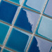Starmosaic 48х48 Crackle Blue Mixed Glossy 48х48 - фото в интерьере