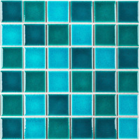 Starmosaic 48х48 Crackle Green Mixed Glossy 48х48