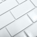 Starmosaic Brick & Metro Brick White Glossy 45x95 - фото в интерьере