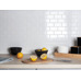 Starmosaic Brick & Metro Brick White Glossy 45x95 - фото в интерьере