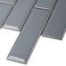 Starmosaic Brick & Metro Metro Bluish-Grey Glossy 45х145 - фото в интерьере