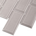 Starmosaic Brick & Metro Metro Grey Glossy 45х95 - фото в интерьере