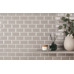 Starmosaic Brick & Metro Metro Grey Glossy 45х95 - фото в интерьере