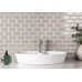Starmosaic Brick & Metro Metro Grey Glossy 45х95 - фото в интерьере