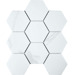 Starmosaic Geometry Hexagon big Carrara Matt 95x110