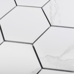 Starmosaic Geometry Hexagon big Carrara Matt 95x110 - фото в интерьере