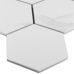 Starmosaic Geometry Hexagon big Carrara Matt 95x110 - фото в интерьере