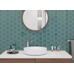 Starmosaic Geometry Hexagon big Green Glossy 95x110 - фото в интерьере