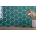 Starmosaic Geometry Hexagon big Green Glossy 95x110 - фото в интерьере
