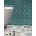 Starmosaic Geometry Hexagon big Green Glossy 95x110 - фото в интерьере