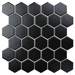 Starmosaic Geometry Hexagon Small Black Matt 51x59