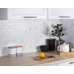 Starmosaic Geometry Hexagon Small Carrara Matt 51x59 - фото в интерьере