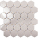 Starmosaic Geometry Hexagon Small Grey Glossy 51x59