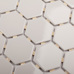 Starmosaic Geometry Hexagon Small Grey Glossy 51x59 - фото в интерьере
