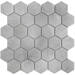 Starmosaic Geometry Hexagon Small Marble Grey Matt 51x59