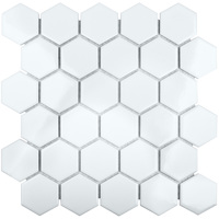 Starmosaic Geometry Hexagon small White Glossy 51x59