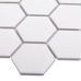Starmosaic Geometry Hexagon small White Glossy 51x59 - фото в интерьере