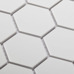 Starmosaic Geometry Hexagon small White Matt 51x59 - фото в интерьере