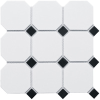 Starmosaic Geometry Octagon big White/Black Matt