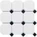 Starmosaic Geometry Octagon big White/Black Matt