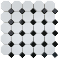 Starmosaic Geometry Octagon small White/Black Matt