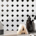 Starmosaic Geometry Octagon small White/Black Matt - фото в интерьере