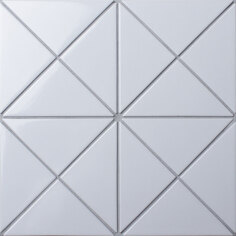 Starmosaic Geometry Triangolo White Glossy