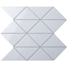 Starmosaic Geometry Triangolo White Zip Glossy