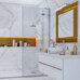 Starmosaic Metal Golden Glossy 25х25 - фото в интерьере