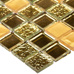 Starmosaic Metal Mix Gold 15x15 - фото в интерьере