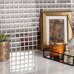 Starmosaic Metal Silver Glossy 25х25 - фото в интерьере