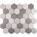 Starmosaic Non-Slip Hexagon Grey Mix Antislip 51x59