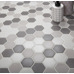 Starmosaic Non-Slip Hexagon Grey Mix Antislip 51x59 - фото в интерьере