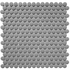 Starmosaic Non-Slip Penny Round Dark Grey Antislip