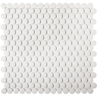 Starmosaic Non-Slip Penny Round White Antislip