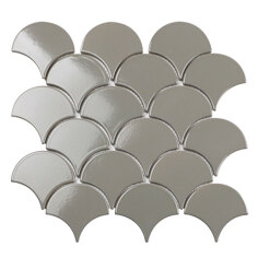 Starmosaic Shapes Fan Shape Dark Grey Glossy