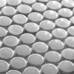 Starmosaic Shapes Penny Round Grey Glossy - фото в интерьере
