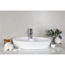 Starmosaic Shapes Penny Round Grey Glossy - фото в интерьере