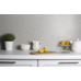 Starmosaic Shapes Penny Round Grey Glossy - фото в интерьере