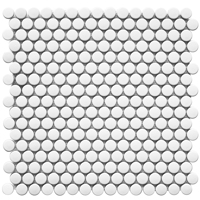 Starmosaic Shapes Penny Round White Matt